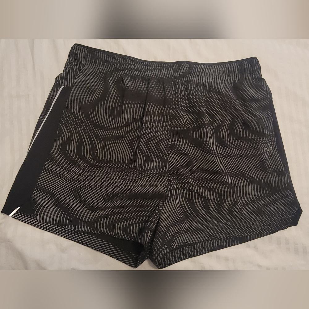 Black and White Patterned Shorts